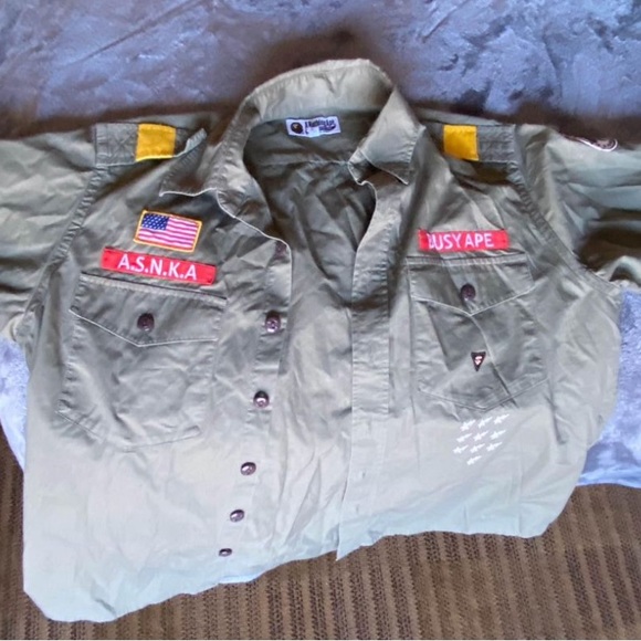 BAPE size L army green - Picture 1 of 5